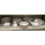 A Royal Worcester porcelain Beaufort pattern dinner service OS9