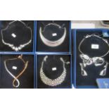 Swarovski crystal jewellery: to include five necklaces,