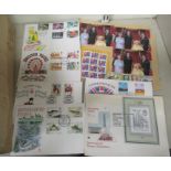 Uncollated postage stamps: to include First Day covers CS