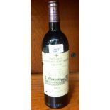 A bottle of 1979 Chateau La Mission Haut Brion Graves SR