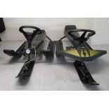 Two similar TIGA snow racer GT Sledges CA