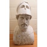 A modern composition bust 'Pericles' 24''h CA