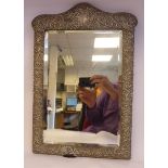A late Victorian dressing table mirror,