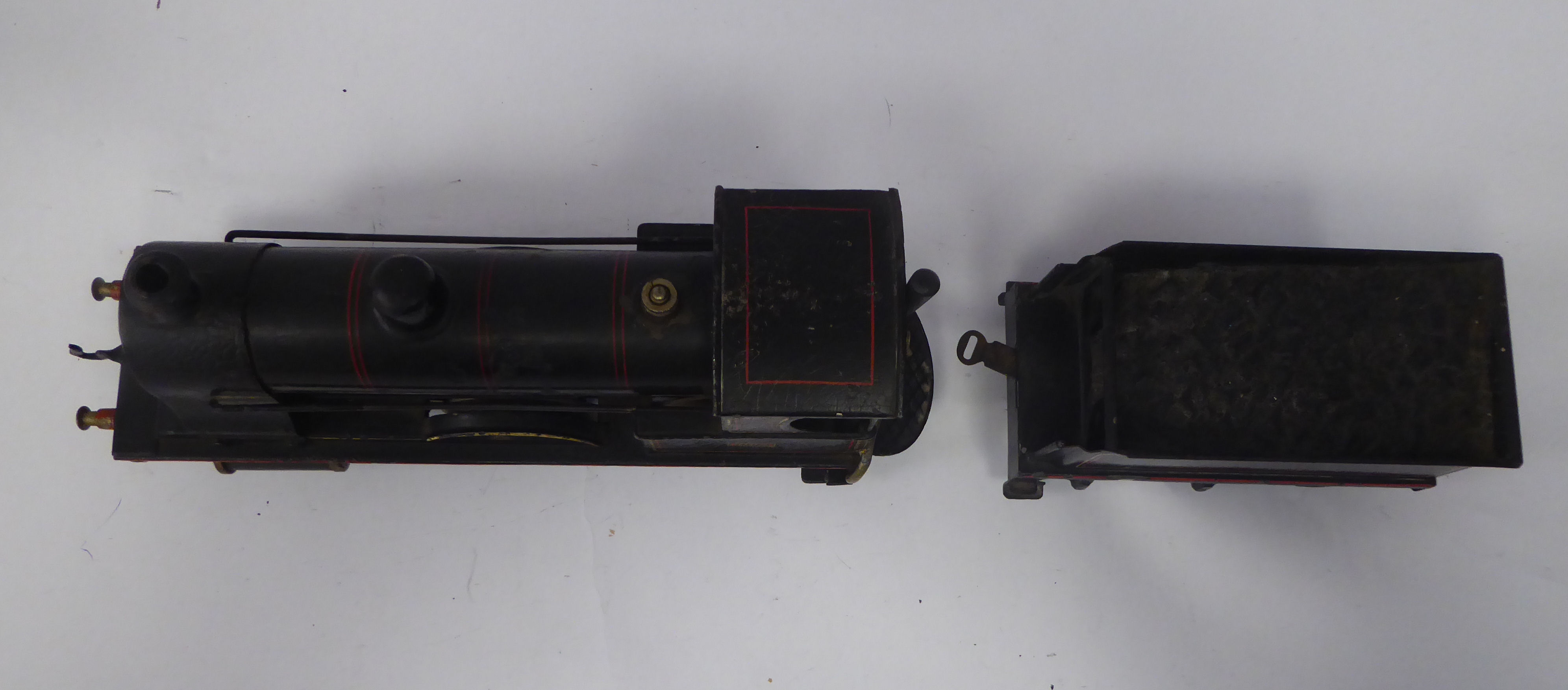 A Bing for Bassett-Lowke live steam model 4-4-0 Black Prince locomotive and tender No. - Image 3 of 8