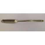 A George III silver marrow scoop Mary Summer London 1806