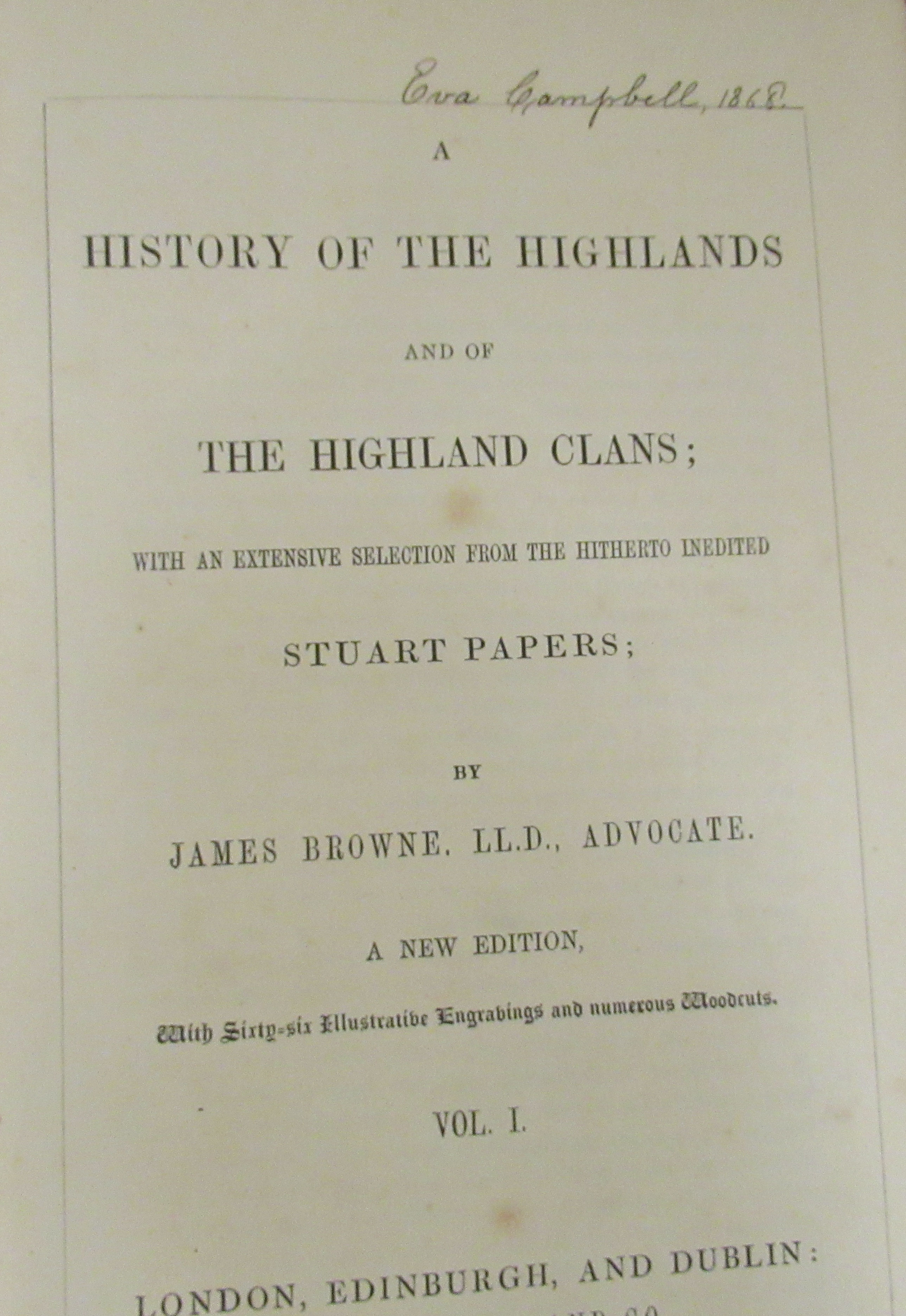 Books: to include 'A History of the Highlands and Highland Clans' with illustrations, - Image 2 of 5