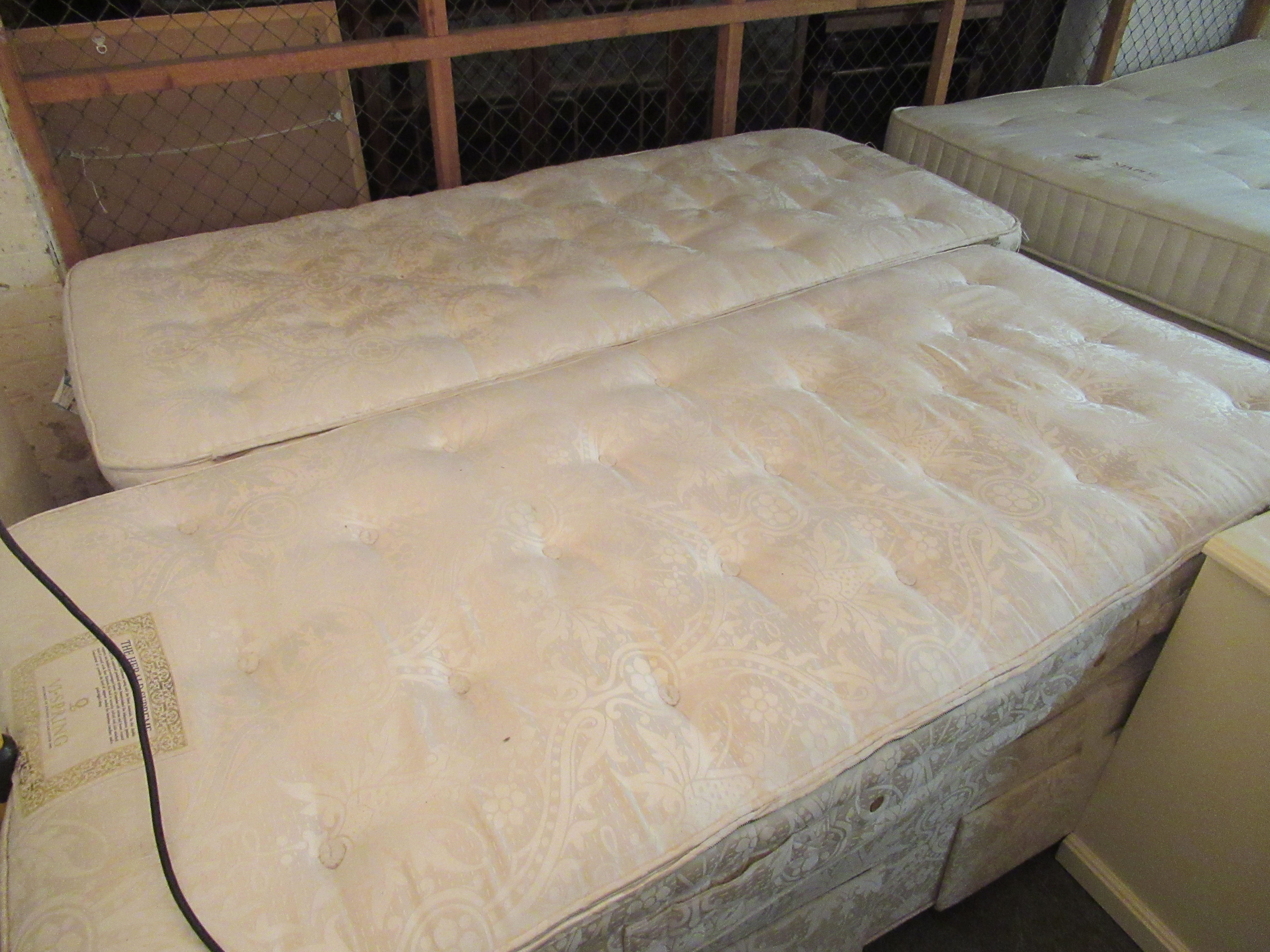 Two single Vispring single mattresses, - Image 2 of 2