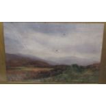 Mariot Campbell - a view of Snowden watercolour bears a signature & label verso 10'' x 16''