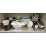 20thC domestic and decorative ceramics: to include Copelands Spode Italian, Sylvac,