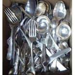 Mainly EPNS Kings and other pattern cutlery and flatware SR