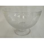 A Tudor Crystal pedestal fruit bowl,