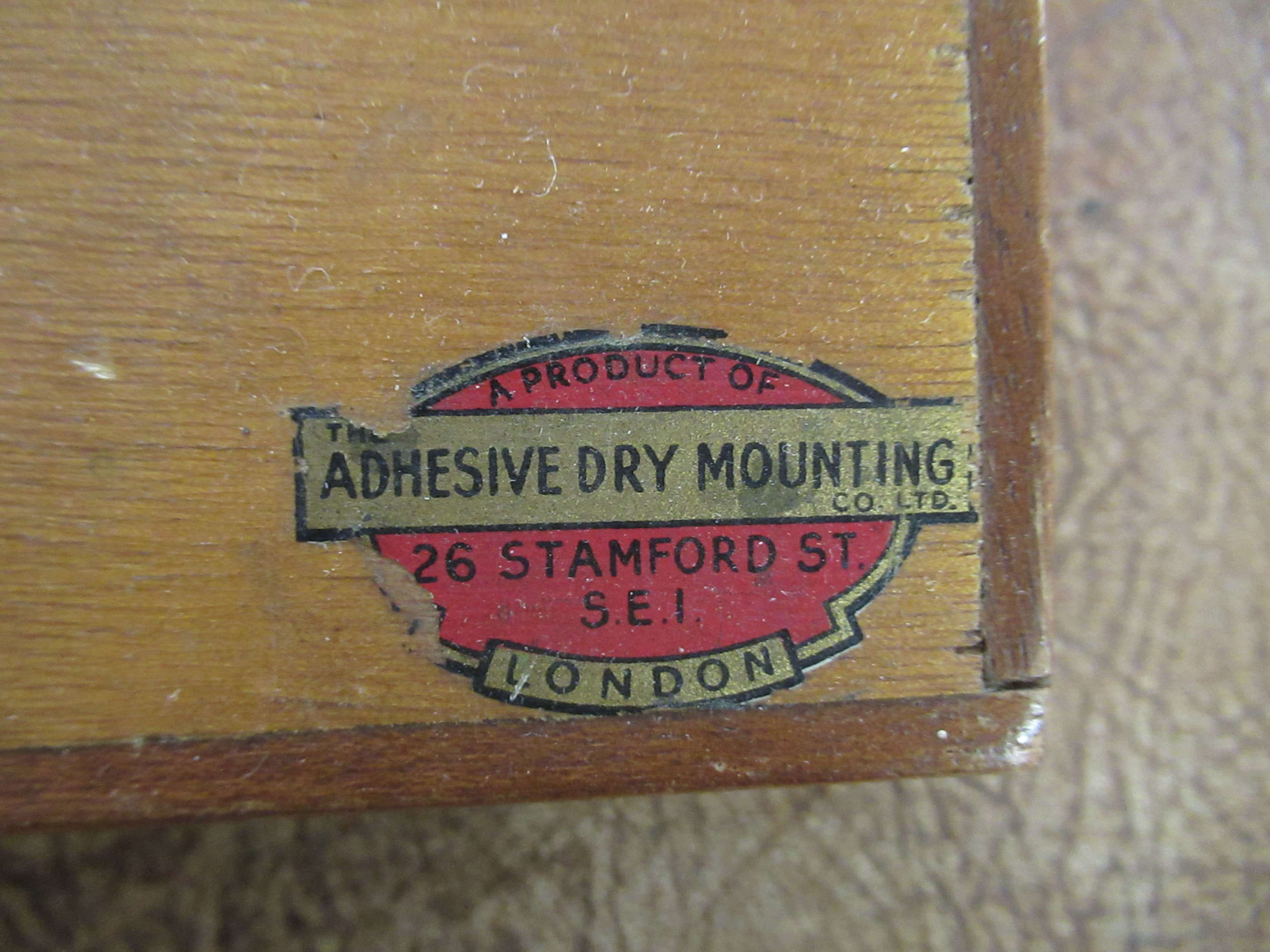 An early 20thC Adhesive Dry Mounting Company desk trimmer; - Image 2 of 2
