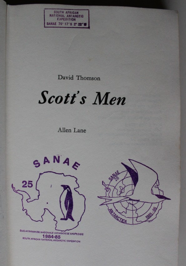 David Thomson Scott's Men330 pages. Dust jacket has some wear around edges.  Between the middle of - Image 3 of 4