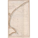 John Barrow (author) Algoa Bay on the S.E. Coast of AfricaThis hand coloured nautical chart appeared