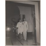Rodger Commercial & Press Photos GANDHI AND JINNAHShows Gandhi & Jinnah walking side by side.