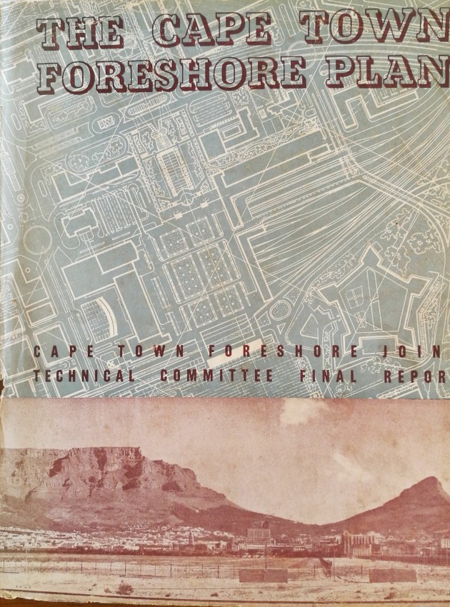 Not stated Cape Town Foreshore Plan. Final Plan (1948) The book shows the plans for a massive
