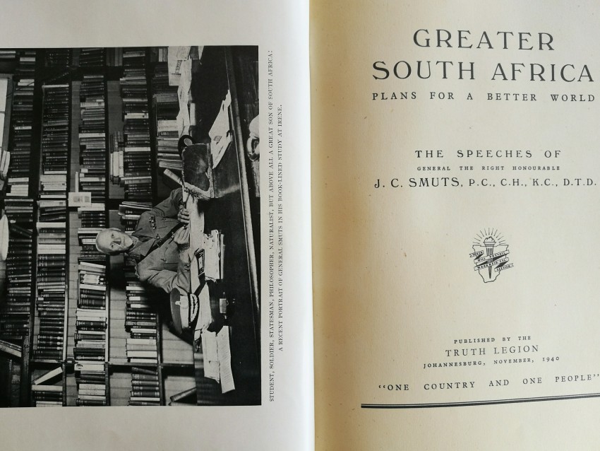 Smuts, J C Greater South Africa. Plans for a Better World. The Speeches of J C Smuts (1940) The - Image 3 of 4