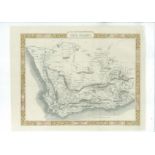 John Tallis Cape ColonyThis attractive map of the Cape Colony appeared in the Illustrated Atlas