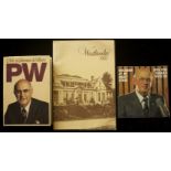 Dirk and Johanna de Villiers 3 x Former South African State President P. W. Botha items (signed)This