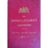 Various Medical Registers: 1. Orange River Colony (1904); 2. Colony of the Cape of Good Hope (1907);