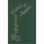 Neil Gordon Munro Coins of JapanGreen cloth with gilt title, characters and coin decoration to front