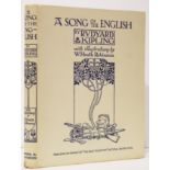 Kipling (Rudyard) A SONG OF THE ENGLISH91 pages, white cloth (wear at the base of the spine), the