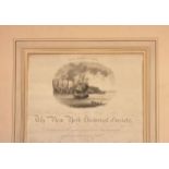 The New York Historical Society. ƒ?? Jacob HARSEN (1808-1863). An engraved and manuscript