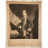 REVOLUTIONARY WAR. - after Sir Joshua REYNOLDS (artist). - W. DICKINSON (engraver) Original