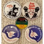 MARCUSE FAMILY. A collection of approx. 390 political & protest buttons MARCUSE Family. A collection