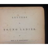 SIGOURNEY, Lydia LETTERS TO YOUNG LADIES Sigourney, Lydia H. LETTERS TO YOUNG LADIES.  NY: