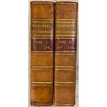 Noah WEBSTER A Dictionary of the English language .... 1st ENGLISH edition. - Daniel WEBSTER (1758-
