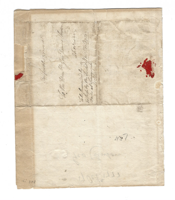 KINGSTON. NY, burnt. - George CLINTON, First Governor of New York State. Autograph Letter Signed, - Image 2 of 2