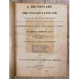 Samuel JOHNSON (1709-1784). A Dictionary of the English Language: in Which the Words are Deduced