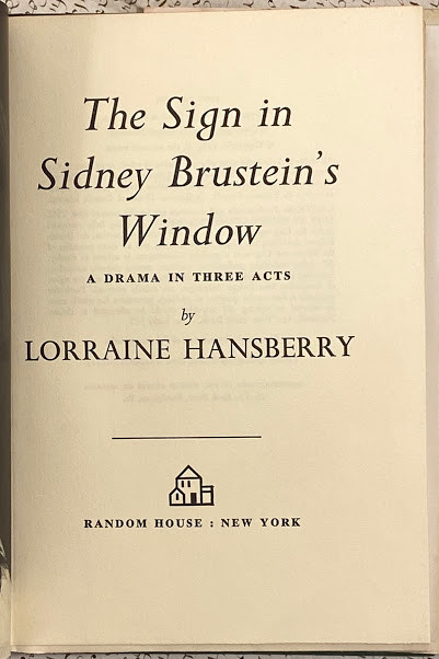 Paul SCOFIELD (1922-2008). - Lorraine HANSBERRY (1930-1965). The Sign in Sidney Brusteinƒ??s Window. - Image 2 of 3