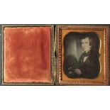 [ANONYMOUS (photographer)] - George Esten COOKE (1793 - 1849, subject) Daguerreotype copy of a