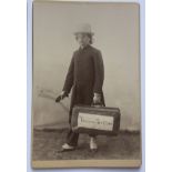 J. C. KENDALL & others [photographers] Taxicum Sniffler, man posing with suitcase, young girl