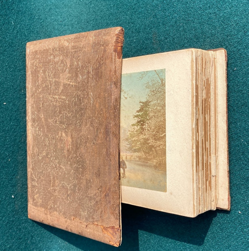 [JAPAN, unidentified 19th-century photographer] A small concertina album of 50 mounted hand- - Image 4 of 4