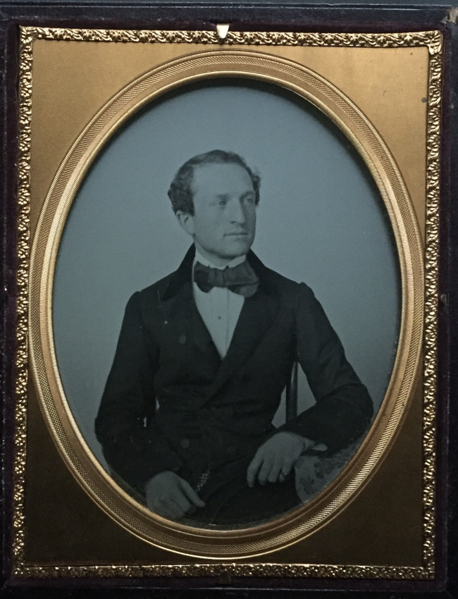 [ANONYMOUS] Cornelius Rea AGNEW, American surgeon Fine portrait viewed on both sides showing both