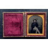 Robert ARMSTRONG & [Attributed to Robert ARMSTRONG] (photographer, Scotland). A pair of ambrotype