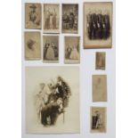 EISENMANN, BRADY and others [photographers] Performers and human odditiesA cabinet card by EISENMANN