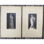 [ROME].- Joseph SPITHOVER (publisher of photographs, active 1850s-1870s) [Pair of images of Statues]