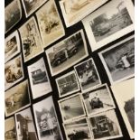 [PHOTOGRAPHY -- VERNACULAR -- AUTOMOBILE]. 42 photographs relating to automobiles, and two