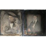 [AMERICAN School, 19th century] Two Daguerreotypes of unidentified sitters: a boy and a young man[