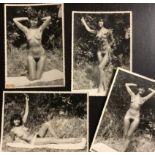 [PHOTOGRAPHY -- EROTICA]. Lot of 24 photographs14 ca. 1960s 8 x 10 inch copy prints, explicit erotic