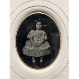 [Unidentified 19th century SCOTTISH photographer] Ambrotype portrait of Clara Isabella Ranken of