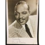 Count BASIE; Boris KARLOFF; Red SKELTON; Bob HOPE; Peggy LEE; and others [Autographs] Collection