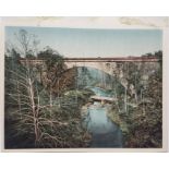[ANONYMOUS] Cabin John Bridge Near Washington, Montgomery County, DC #53712RareÂ Photochrome of