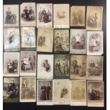 Various [Group Portraits]. Approx 35 Group and Couple Cabinet CardsApprox 16 group and 19