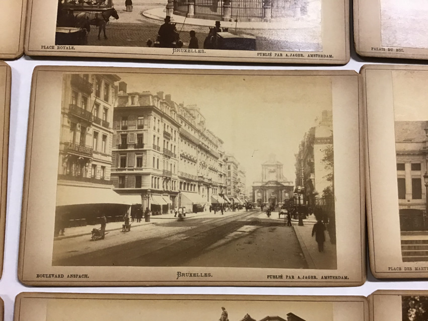 A. JAGER & others [Travel]. Approx 56 albumen images of Bruxelles, French Port Scenes,Includes: - Image 2 of 4