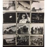 Military photographers (War at sea) Collection of 65+ WWII press photos, mainly US Navy